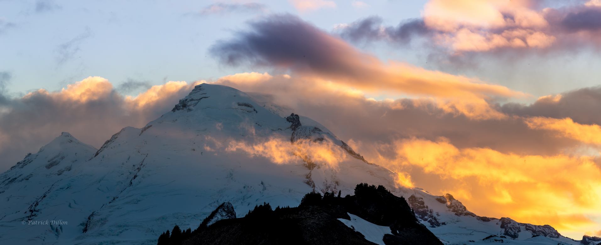 Mt Baker sunset