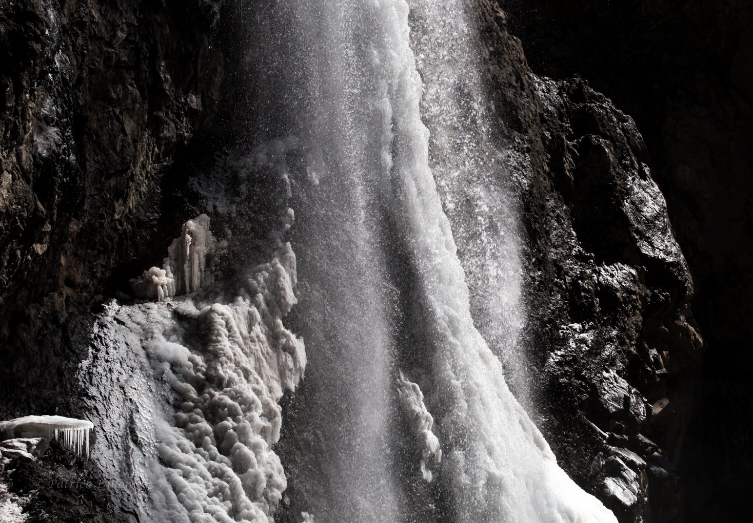Drama at the falls - spring 2
