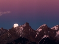 Super Moon over needles