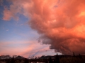 Massive clouds over needle mountains image 3394